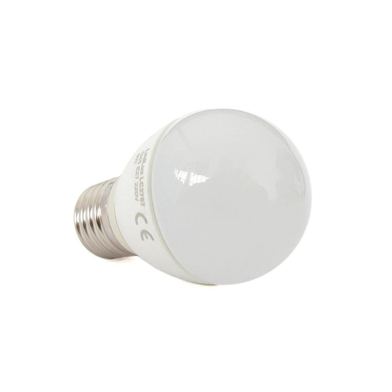 Lampada A Led E27 G45 5,5W Neutro 4000K Forma Sfera Bulbo Palla 240 Gradi 220V Chip Samsung SKU-175