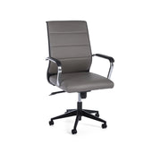 Poltrona ufficio Brent fango cm 58x50x98-108h