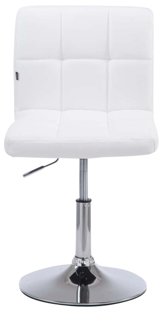 Set 4 sedie da lounge Palma similpelle bianco