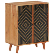 Credenza 60x35x74 cm in Legno Massello di Acacia