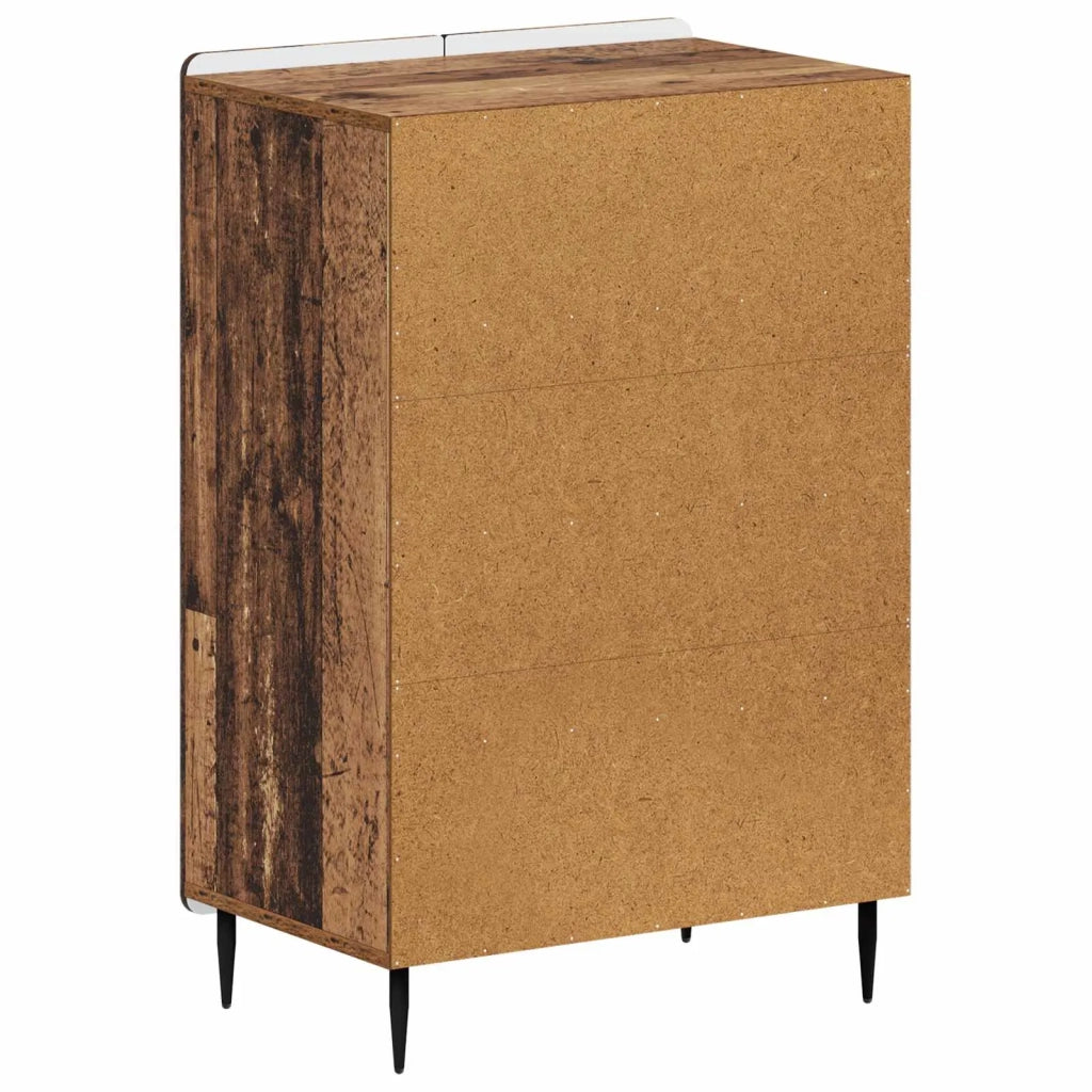 Mobile per scarpe ZWOLLE 59,5 x 39,5 x 91,5 cm Legno antico 896433