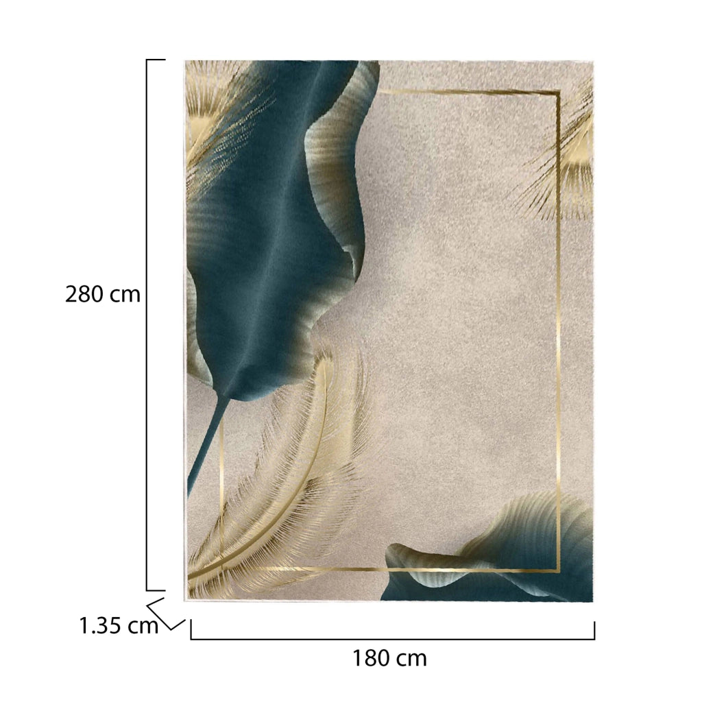 Amherst, Tappeto Materiale Struttura in Velluto, 280x180 cm Multicolore