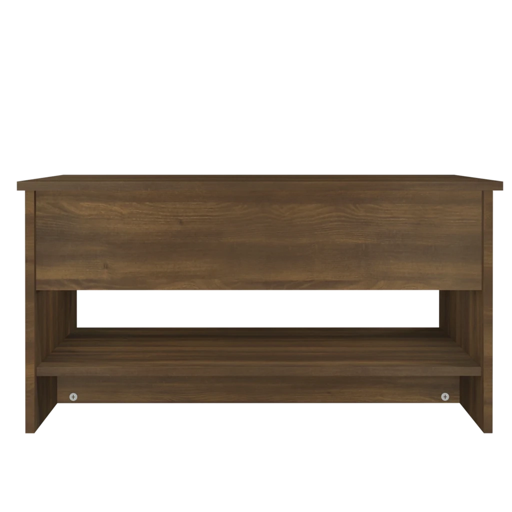 Tavolino Salotto Rovere Marrone 80x50x40 cm Legno Multistrato cod mxl 16171