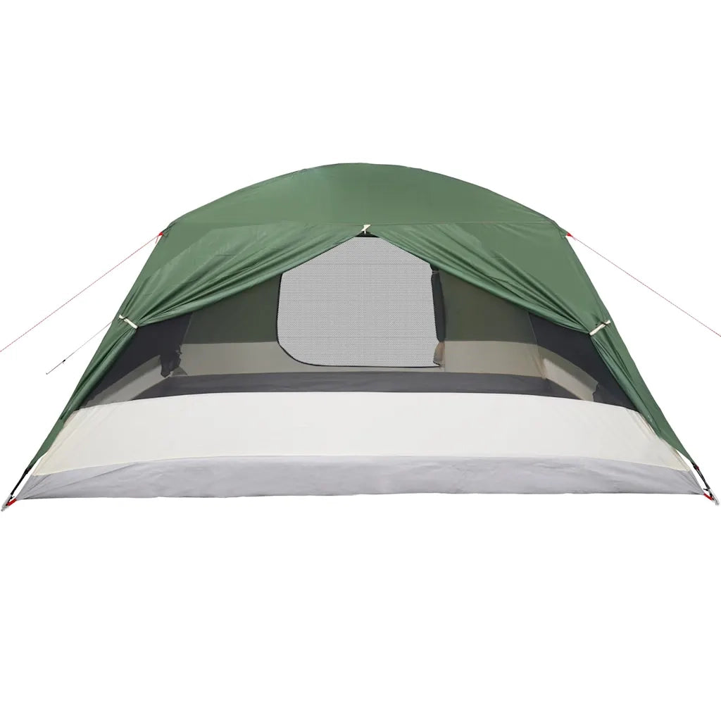 Tenda da Campeggio a Cupola per 6 Persone Verde Impermeabile 94418