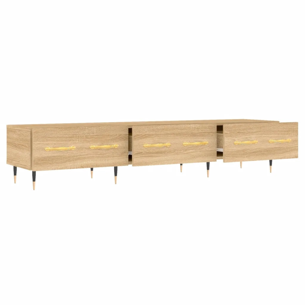 Mobile Porta TV Rovere Sonoma 150x36x30 cm in Legno Multistrato 829135