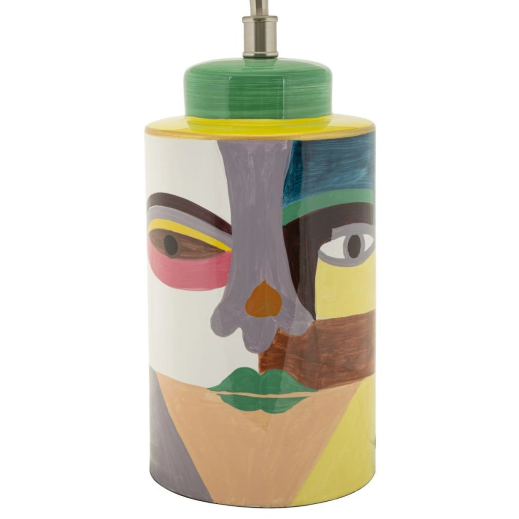 Lampada da Tavolo Astratto, Multicolore, Ceramica, 40x40x65 cm