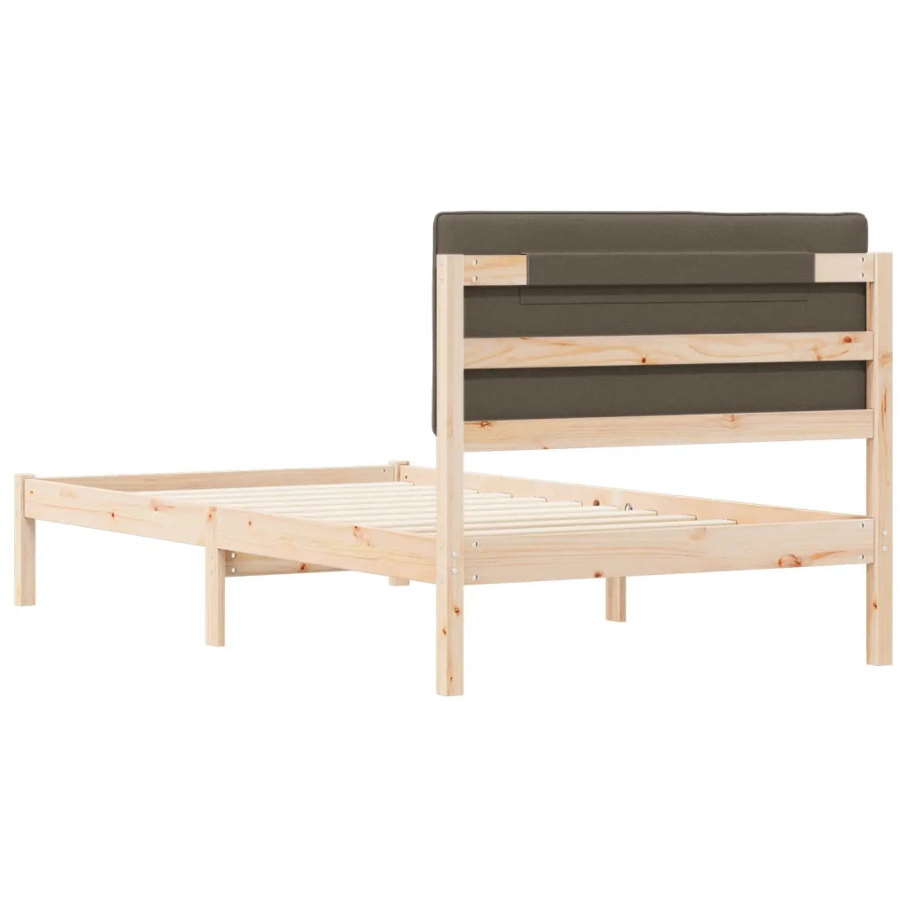 Letto con Testiera Rivestita Talpa 100 x 200 cm 878072