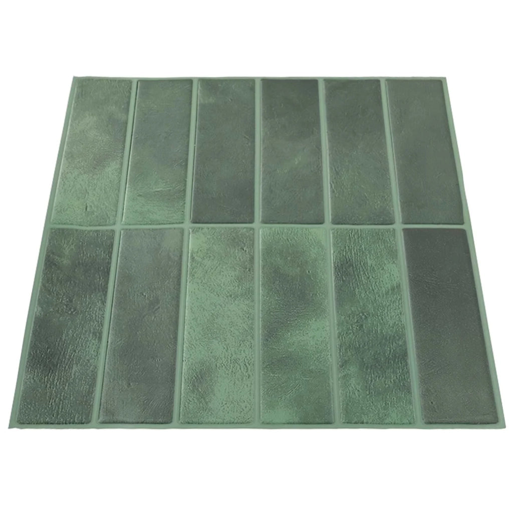Piastrella Rettangolare 20 pz Verde Scuro 29 x 23 x 0,08 cm CFW1776446
