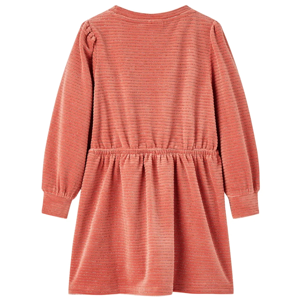Abito da Bambina a Maniche Lunghe Rosa Medio 104 CFW9855609