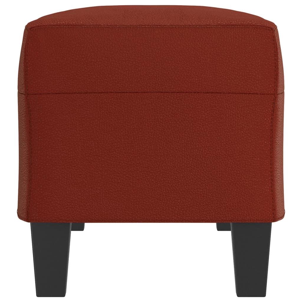 Panca/panca rosso bordeaux x 100 x 35 x 41 cm similpelle 02_0010624