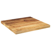 Piano per Tavolo 40x40x2,5 cm Quadrato Legno di Mango Grezzo 371303