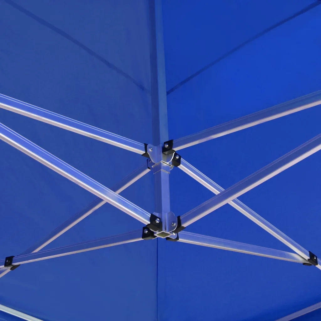 Gazebo Professionale Pieghevole Alluminio 6x3 m Blu 45502