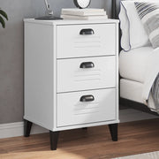 Comodino-Tavolino da notte VIKEN Bianco in Legno Multistrato 450044