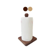 Portarotolo Legno Verticale Naturale Cm 14X30