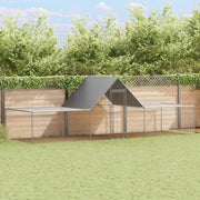 Pollaio 6x2x2 m in Acciaio Zincato 144562