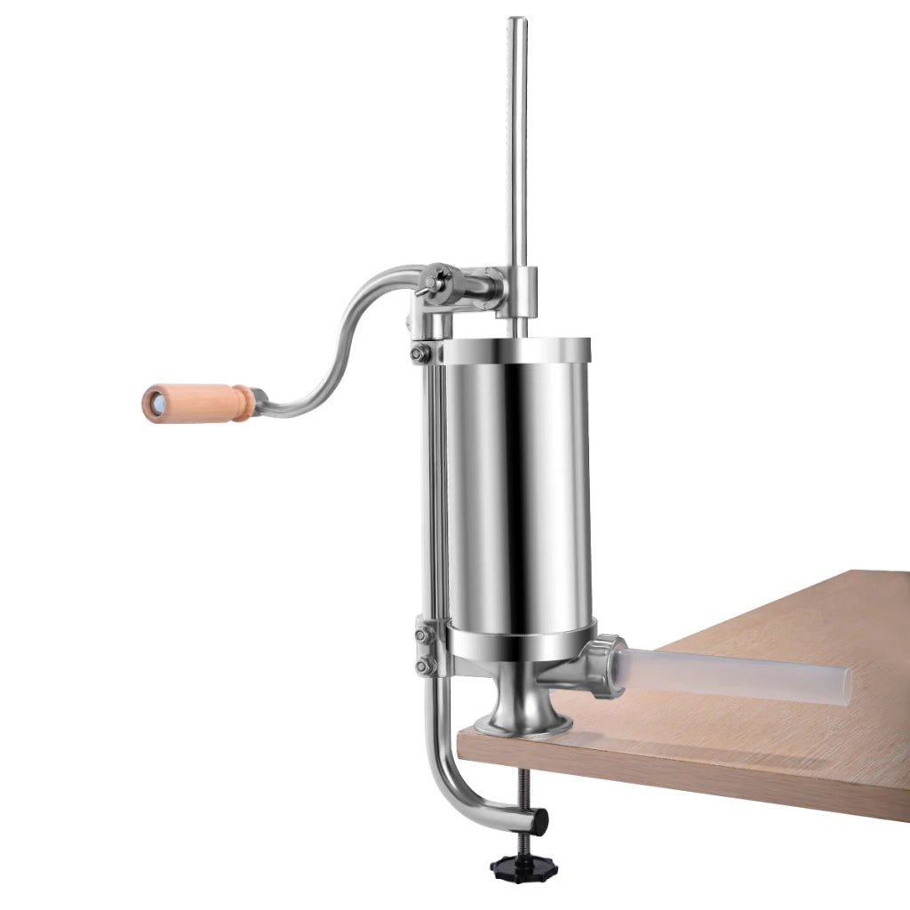Insaccatrice da 1,5 kg con 4 tubi di riempimento moderni e versatili in acciaio inox argentato 20_0020973
