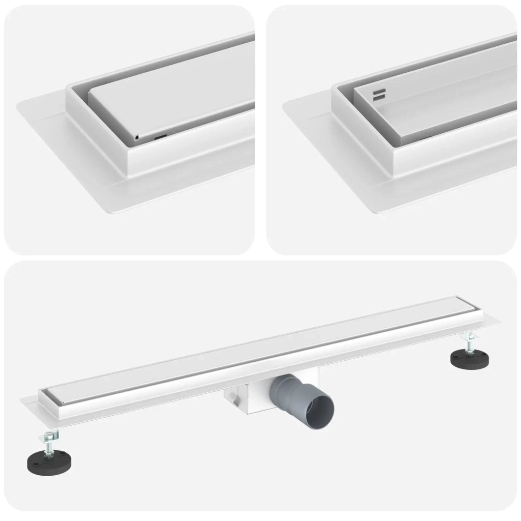 Drenaggio doccia 2 in 1 Argento 70 cm Acciaio Inox 304 CFW3392979