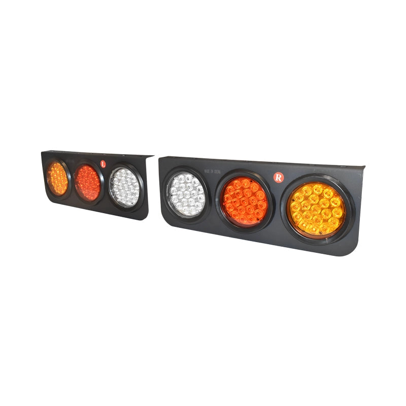 Set di lampade posteriori per camion con LED, 480x150 mm, 12/24V, Breckner Germany