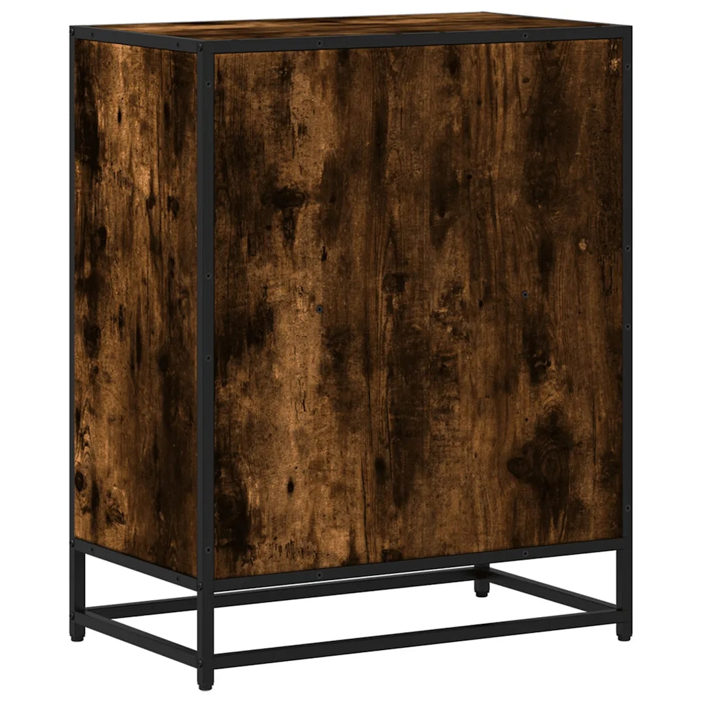 Libreria Rovere Fumo 60x35x76 cm in Legno Multistrato
