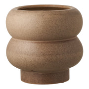 Vaso per Piante HN13, Marrone, Ceramica, 19x19x17,5 cm