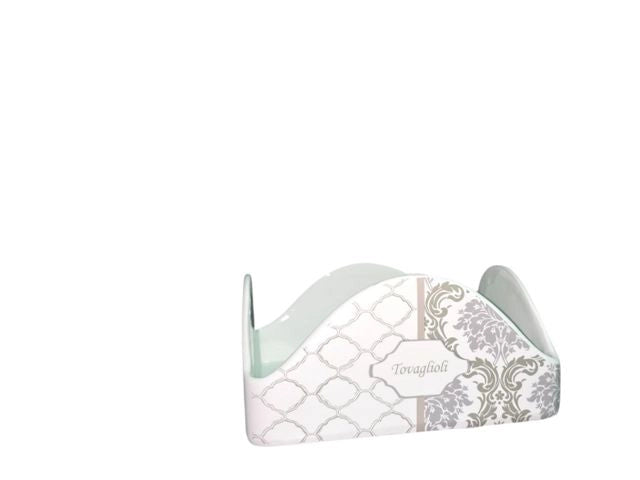 Porta Tovaglioli da Tavola in Ceramica Arabesque 19 x 19 cm