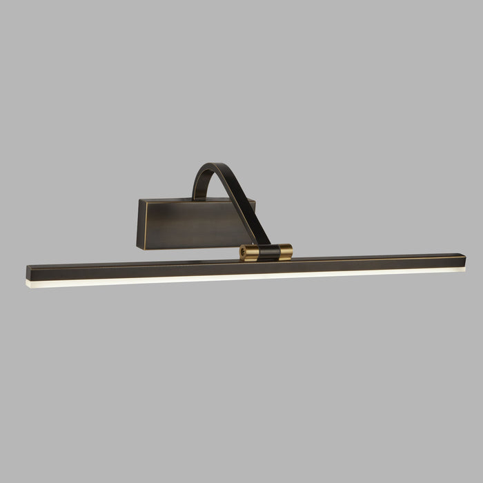 Applique Moderna Bilbao Acciaio Nero Policarbonato Oro Led 14W 3000K