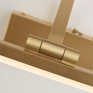 Applique Moderna Bilbao Acciaio Ottone Policarbonato Led 14W 3000K