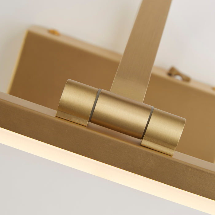 Applique Moderna Bilbao Acciaio Ottone Policarbonato Led 14W 3000K