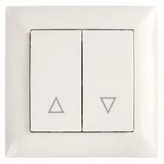 Interruttore Per Veneziane Con Cornice Oste Jnh009-w Beige