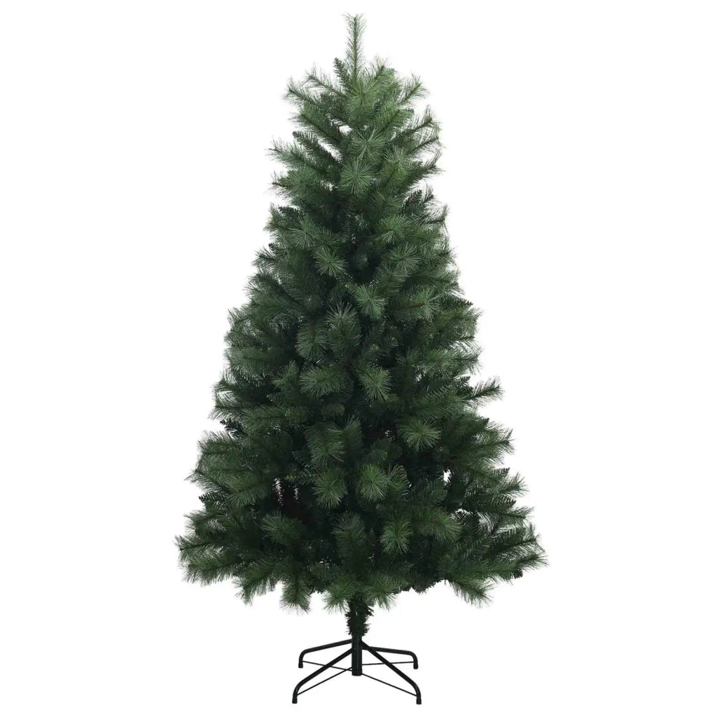 Albero di Natale artificiale con rami snodati e palline 210 cm 3466492