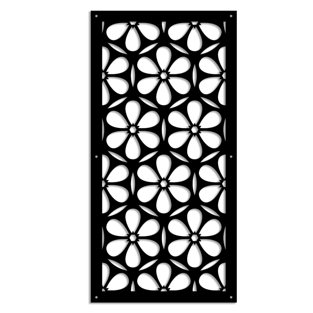 ESAPRIME - Pannello in PVC traforato - Parasole Misura: 73x148 cm, Colore: nero