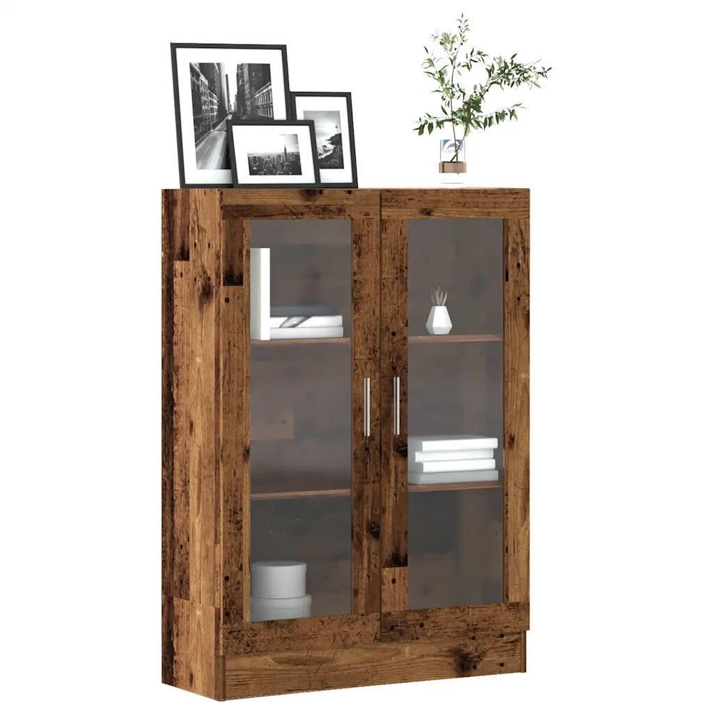 Libreria-Scaffale per Libri-Mobile di Stoccaggio Legno Antico 82,5x30,5x115 cm in Truciolato 576371
