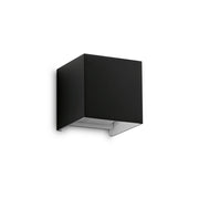 Applique Da Parete Contemporaneo Atom Alluminio Nero Led 12W 3000K Ip54