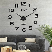 Orologio da Parete 3D - Premium - Moderno Grande - 60 a 100 cm - Nero