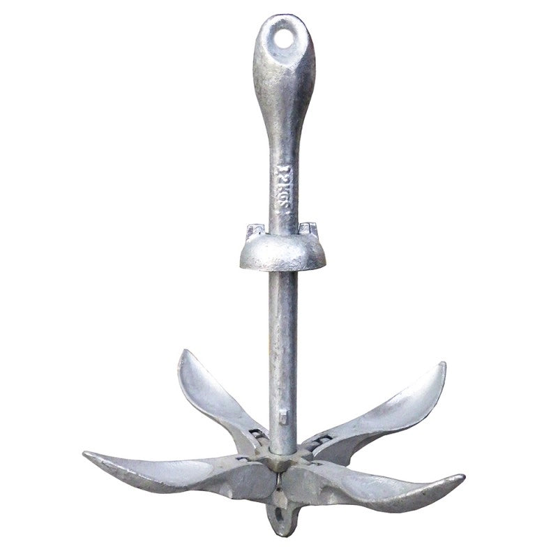 ANCORA OMBRELLO KG.1,5 GALVANISED GRAPNEL ANCHOR KG 1,5