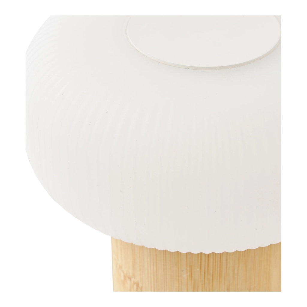 Lampada da Tavolo Stafford, Marrone, Bamboo, 13,5x13,5x18 cm