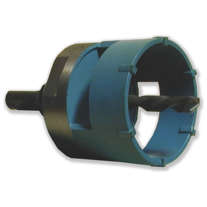 ECEF FRESA A TAZZA PER EDILIZIA DA 80MM CON DENTI IN METALLO DURO PER FORATURA ROTATIVA IN MATTONI CALCESTRUZZO CERAMICA PIASTRELLE LAMINATI colore Nero