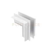 GBIGIB2- ANGOLO 90° PER SISTEMA O BINARIO INCASSO SOFFITTO/PARETE BIANCO