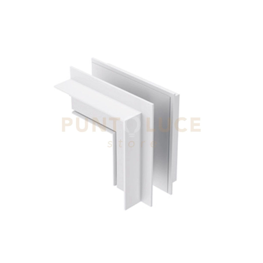 GBIGIB2- ANGOLO 90° PER SISTEMA O BINARIO INCASSO SOFFITTO/PARETE BIANCO