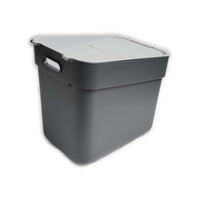 PATTUMIERA CURVER READY GRIGIO / ANTRACITE LT. 20 CON FERMA BUSTA