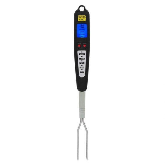 Termometro per carne digitale - Variofunzione - lettura istantanea - 41 cm - adatto per grigliate e barbecue - cucina