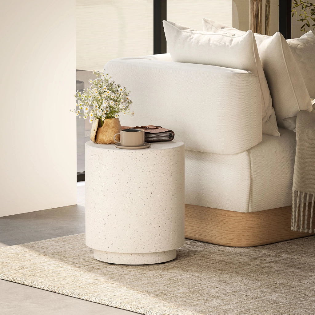 Tavolino da caff¨¨ in cemento ¨C zephmum ¨C 37x37x43