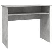 Scrivania-Scrivanie per ufficio e studio-Scrittoio Grigio Cemento 90x50x74 cm in Legno Multistrato