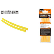 Trade Shop - Set 10pz Guaine Termorestringenti Termoretrattili Gialle 5x120 Mm Per Cavi 57088 -