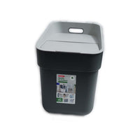 PATTUMIERA CURVER READY GRIGIO / ANTRACITE LT. 20 CON FERMA BUSTA