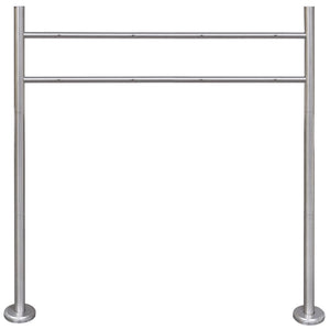 Supporto in acciaio inox per cassetta postale 120 x 100 cm 1002002