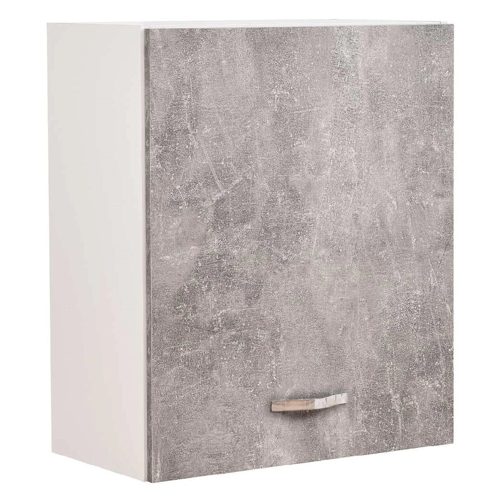 Mobile Cucina Pensile 1 Anta Componibile in Legno Colore Grigio 60x32 H72cm