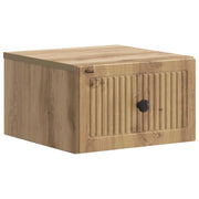 Mobiletto da notte a muro Rovere Artigianale 33 x 34,5 x 20 cm