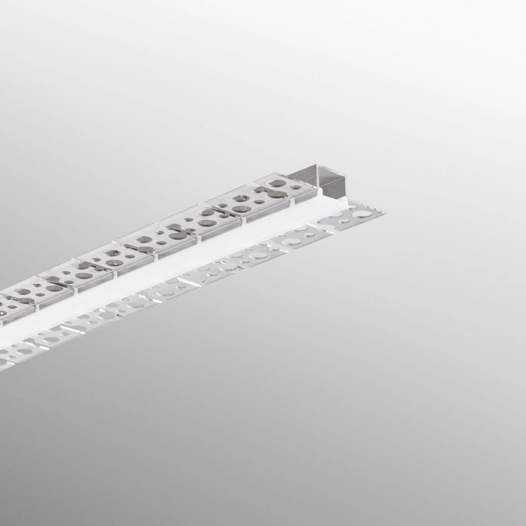 PROFILO BEND ALLUMINIO PER CARTONGESSO 200X5,5X1,25CM IN ALLUMINIO AD INCASSO