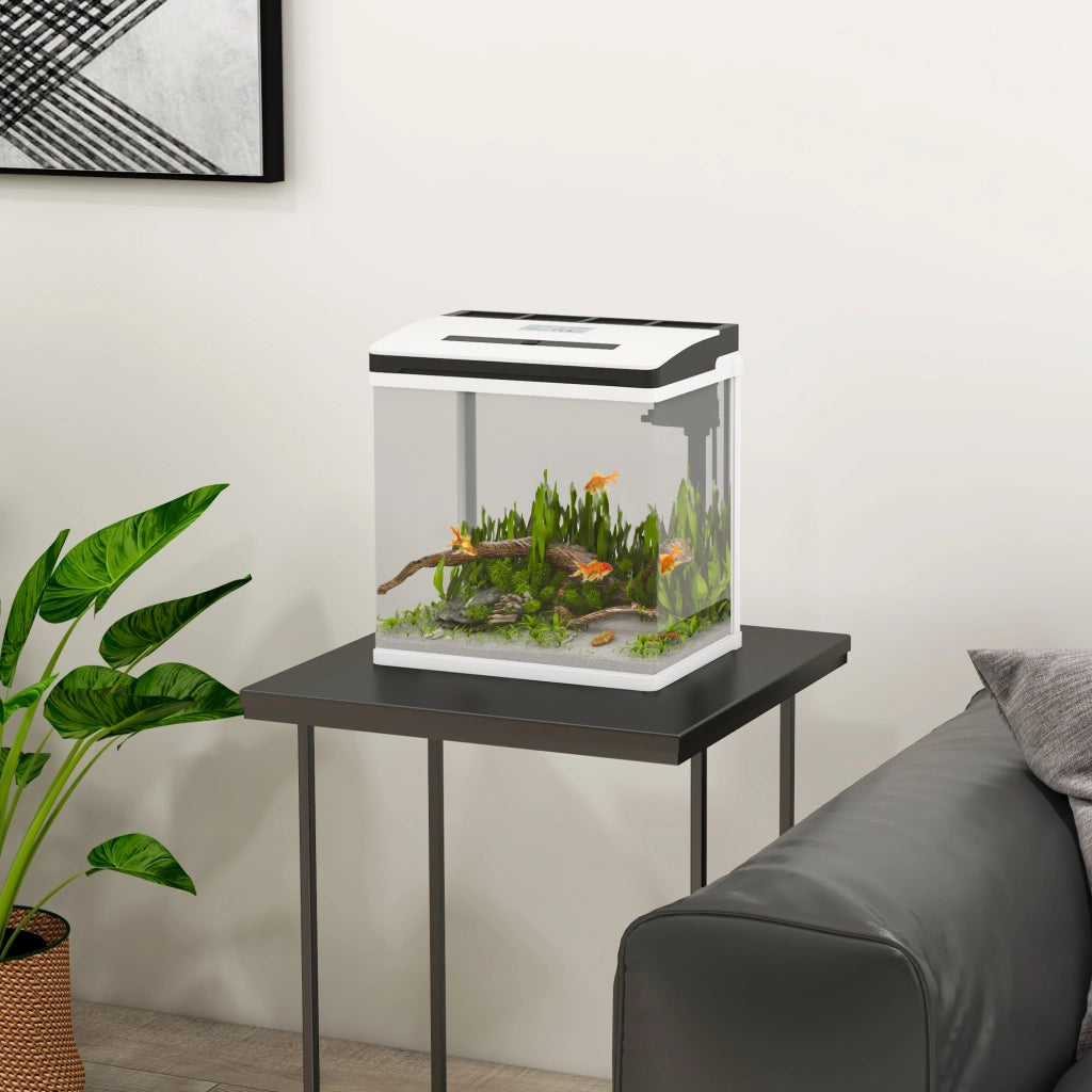 Acquario 13L LED Vetro HD ABS ¨C zephmum ¨C 29x20x30.5 cm